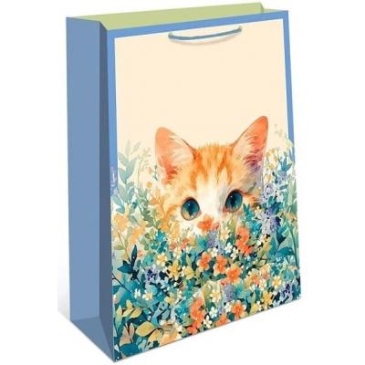 Пакет ламинированный подарочный бумажный 26х32х12 см 50096