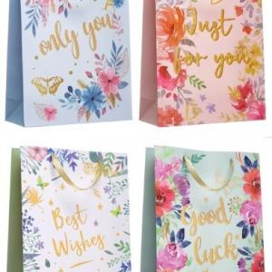 Пакет ламинированный подарочный бумажный 31х42х12 см Для тебя (микс) 50068