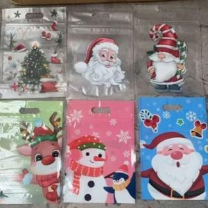 Пакет новогодний упаковочный с замком zip-lock 15х23+7 см 50 шт 905653