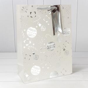 Пакет подарочный новогодний бумажный 33х45х15 см Новый год 441624