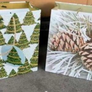 Пакет подарочный новогодний бумажный 40х30х14 см 58512