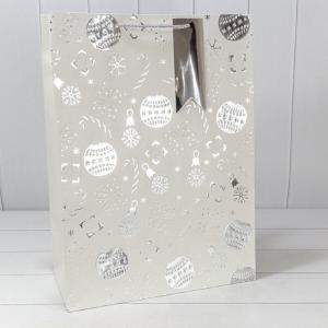 Пакет подарочный новогодний бумажный 40х55х20 см Новый год 442530