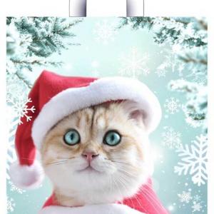 Пакет подарочный новогодний полиэтиленовый с петлевой ручкой 38х43.5 см 35 мкм Пушистое ожидание 50 шт