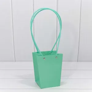 Пакет подарочный ваза для цветов 15.5х13.5х9.5 см Тиффани 445510