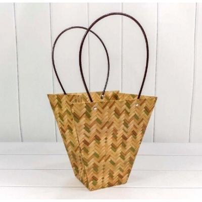 Пакет подарочный ваза для цветов 25*24*11 см 440667