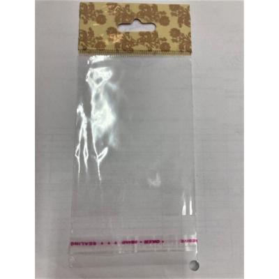 Пакет полипропиленовый прозрачный с клеевым клапаном еврослот 7*13.5+2.5 см 30 мкм 100 шт/уп