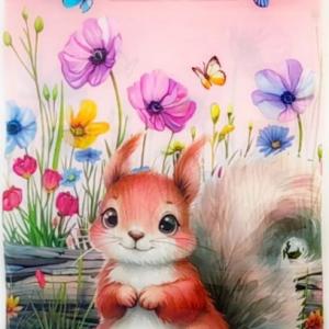 Пакет упаковочный с замком zip-lock 15х22 см Белочка 50 шт 902507