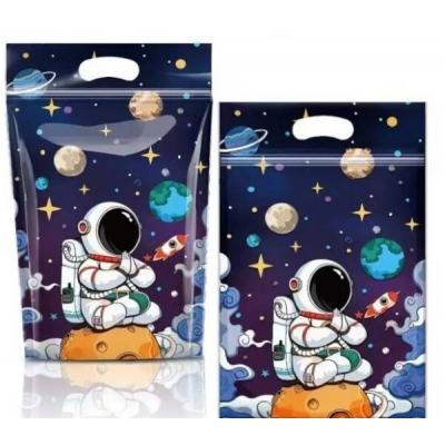 Пакет упаковочный с замком zip-lock 15х22 см Космонавт 50 шт 902509