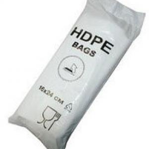 Пакеты фасовочные ПНД 10+6х24 см евроблок (условно 500 шт) 902008