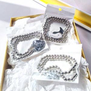 Парный браслет цвета серебра (Цена за пару) 85171