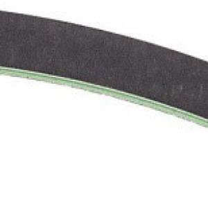 Пилка для ногтей 9100612K бумеранг черная 100/180 18 см