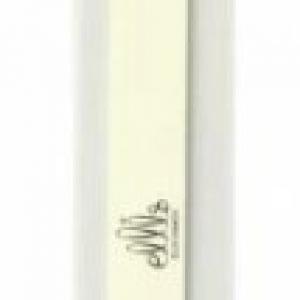 Пилка для ногтей EC RF 013 % Белая с блестками