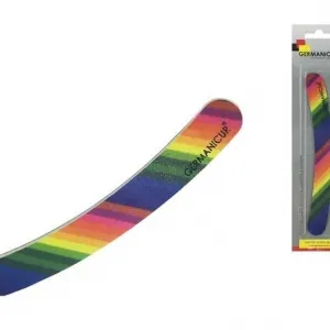 Пилка для ногтей GM 37316 150/220 бумеранг радуга