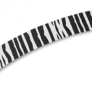Пилка для ногтей RRK-911Zebra Weisen бумеранг двухсторонняя 18 см