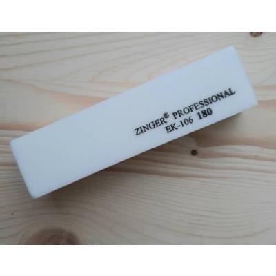 Пилка для ногтей шлифовочный блок 4х сторонний белый EK-106 180