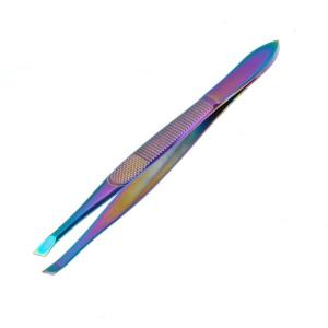 Пинцет 86079-TIN скошенный