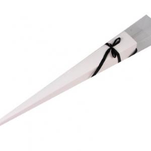 Плайм пакет для 1 цветка 7.5*7.5*64 см Белый