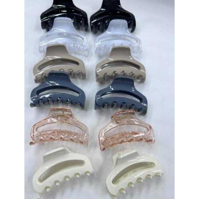 Пластиковая заколка-краб для волос 7 см 