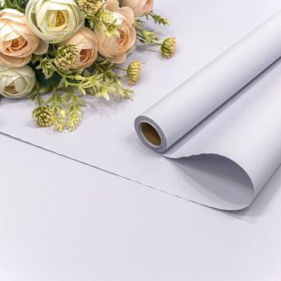 Пленка флористическая матовая в рулоне 58 см*10 м Корейская серо-сиреневый 441613