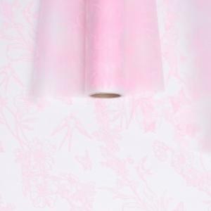 Пленка флористическая матовая в рулоне 60 см*10 м Ласточки розовый жемчуг 621827