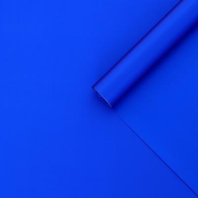 Пленка флористическая матовая в рулоне 60 см*10 м Синий классик 621837