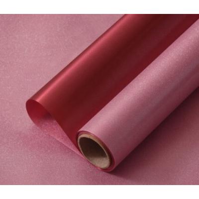 Пленка флористическая в рулоне 49 см*4.6 м Мерцание красный 50274