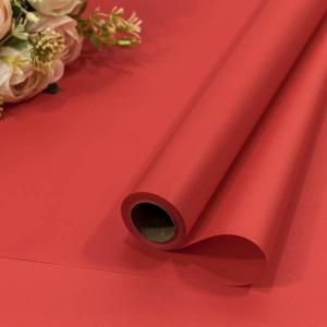 Пленка флористическая в рулоне 58 см*10 м Корейская красный 441637