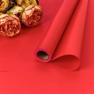 Пленка флористическая в рулоне 70 см*10 м Красный 65 мкм 442524