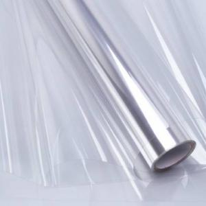 Пленка упаковочная прозрачная без рисунка для цветов и подарков в рулоне 70 см 170 мкм 760 г