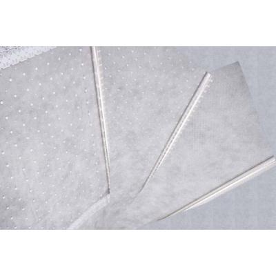 Пленка упаковочная прозрачная с рисунком для цветов и подарков в рулоне Точки 80 см