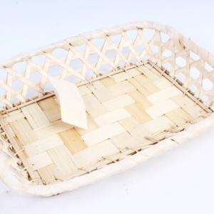 Плошка плетеная (бамбук) 23*16*4 см Прямоугольник 566368