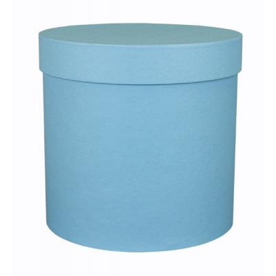 Подарочная коробка круглая 13.5*13.5 см Голубой 530892