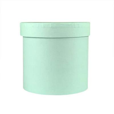 Подарочная коробка круглая 13.5*13.5 см Мята 530894