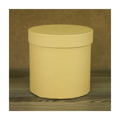 Подарочная коробка круглая 15*15 см Карамель 533298