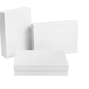 Подарочная коробка прямоугольник 23*16*5 см Белый 536145, цена за шт