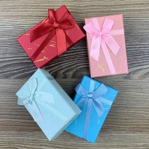 Подарочная коробка ювелирная 8*5*2.5 см С бантом 536056