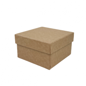 Подарочная коробка ювелирная 9*9.5*5.5 см Крафт 530909 12 шт/уп