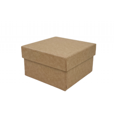 Подарочная коробка ювелирная 9*9.5*5.5 см Крафт 530909 12 шт/уп