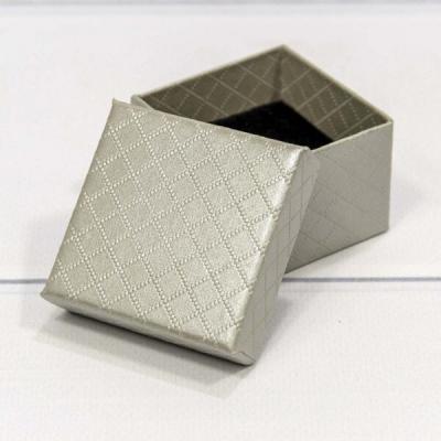 Подарочная коробка ювелирная Ромбики 5*5*3 см Серый 449845