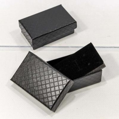 Подарочная коробка ювелирная Ромбики 8*5*2.5 см Черный 441246