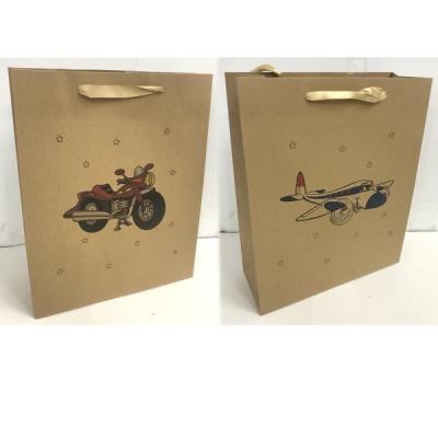Подарочный крафт пакет 26х32х10 см 558323