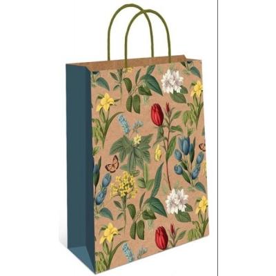 Подарочный крафт пакет с бумажной ручкой 18х23х10 см 50091