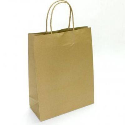 Подарочный крафт пакет с бумажной ручкой 25х31х11 см 53586