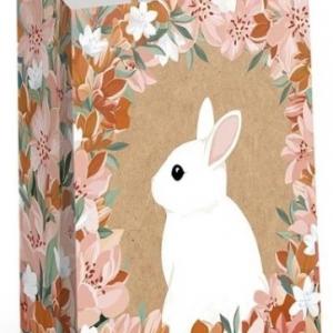 Подарочный крафт пакет с бумажной ручкой 26х32х12 см 50099