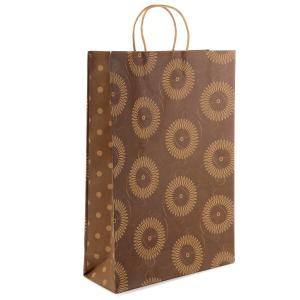 Подарочный крафт пакет с бумажной ручкой 32х44х10 см 554558