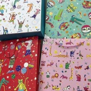 Подарочный пакет люкс бумажный 18х23х10 см 58573