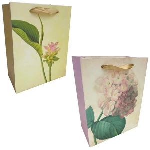 Подарочный пакет люкс бумажный 18х23х10 см Цветок 550411