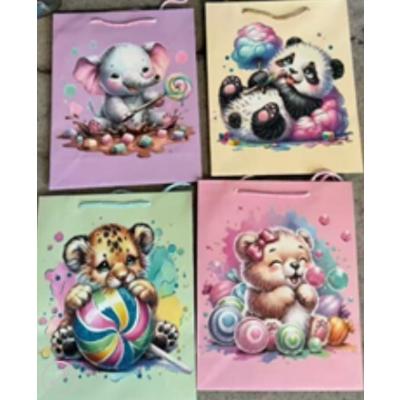 Подарочный пакет люкс бумажный 18х23х10 см Детский 58674