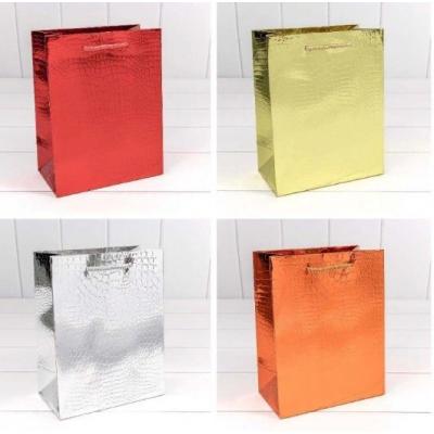 Подарочный пакет люкс бумажный 18х23х10 см Кожа крокодила 449867