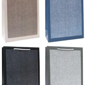 Подарочный пакет люкс бумажный 20х25х10 см 58557